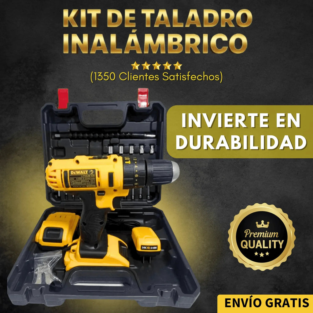 Taladro Inalámbrico 36V + 2 Baterías 🔋