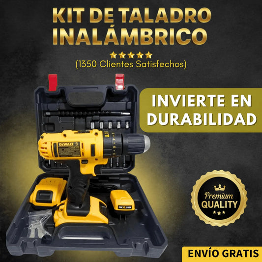 Taladro Inalámbrico 36V + 2 Baterías 🔋