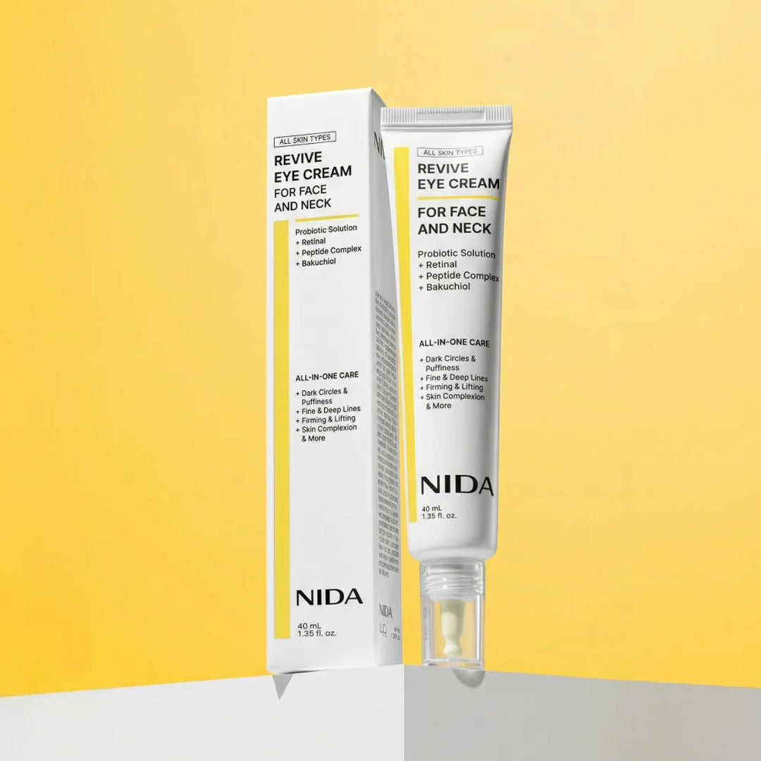 Crema para ojos NIDA Revive para rostro y cuello